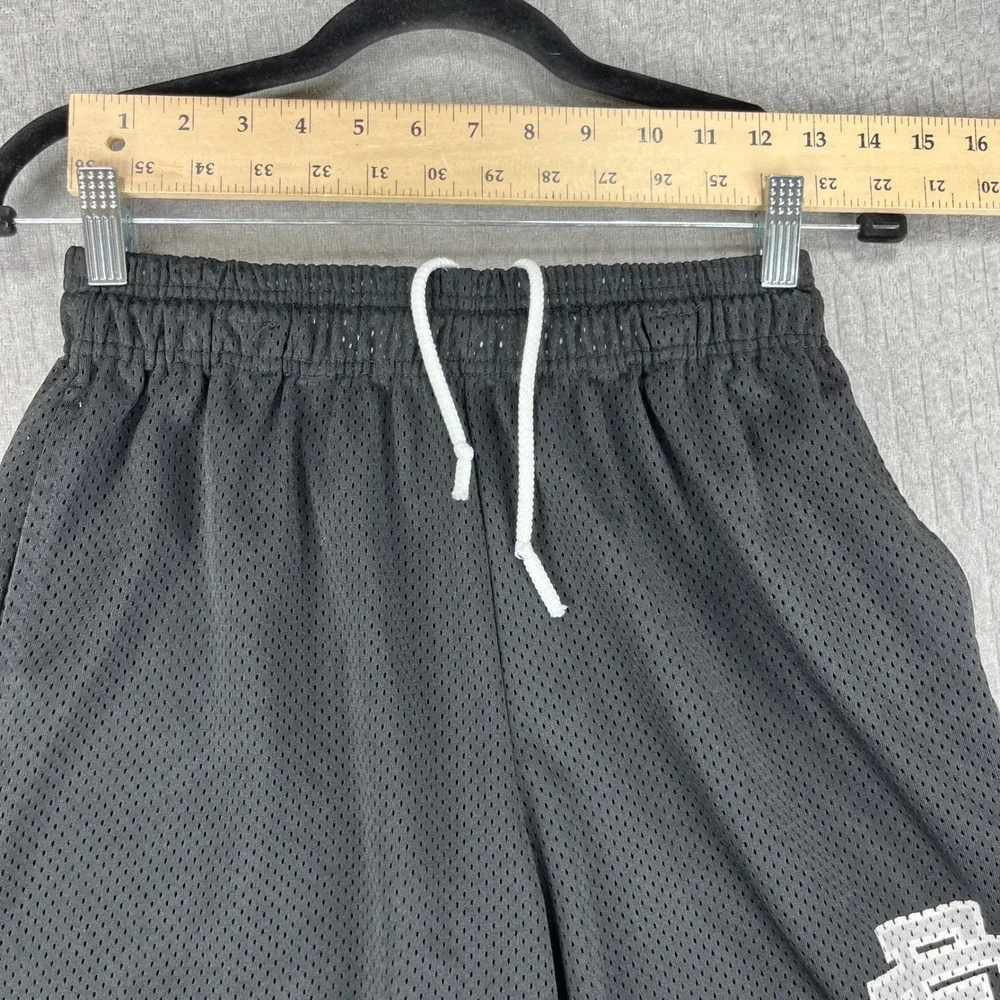 Eric Emanuel Mesh Shorts Mens Large Black EE Logo Basic Basketball Streetwear